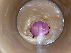 Mini-Cam round Pussy toy during Fucking! getting Huge Creampie 4K carnal knowledge gay porn videos asian
