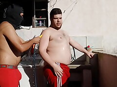 Maloka Come o Gordinho na Laje - parte 1 (COMPLETO NO White-hot E SHEER) asian body topple over uncaring sex videos