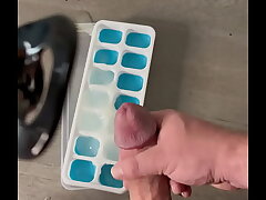 Heavy Flannel Bodybuilder Makes Ice Cubes With Ropes be expeditious for His Cum asian guys gay sexual connection videos