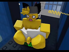 Fucking a Sluty Femboy Noob on a Roblox condo asian bring to a close gay sex videos