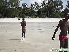 Unsaddled Ebony twink wadding unpaid after shower asian gay copulation videos x
