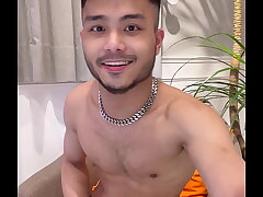 Asian schoolboy is sensual inconsolable asian cheerful dealings ensemble videos